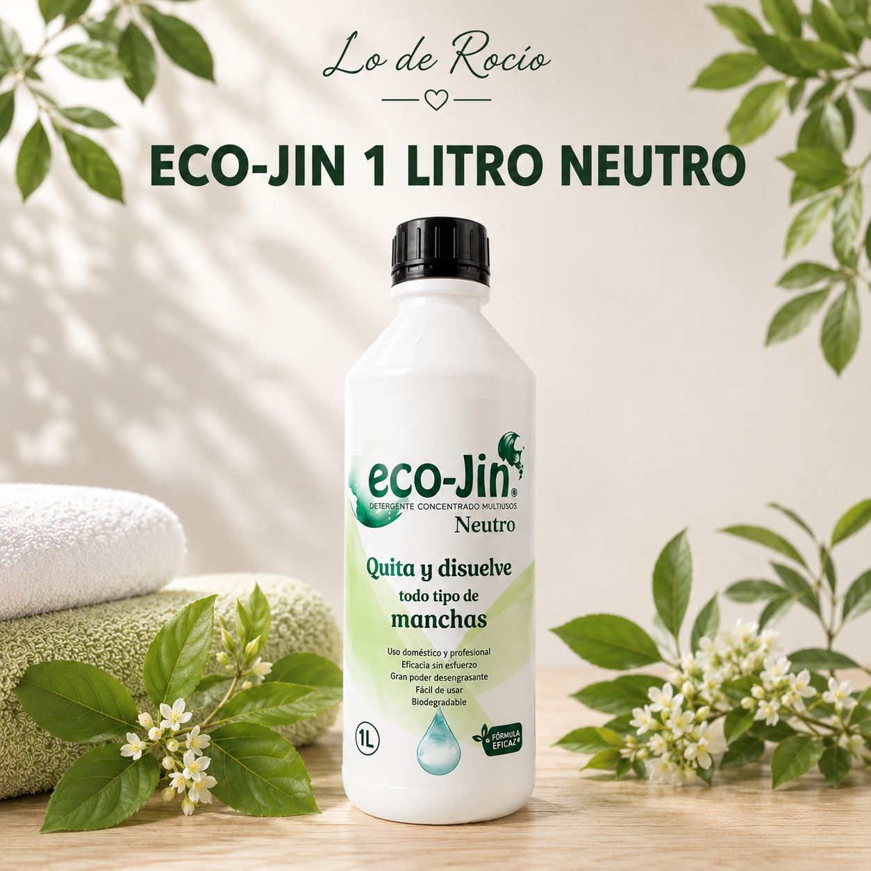Eco-Jin 1 Litro Aroma a elegir SIN DIFUSOR