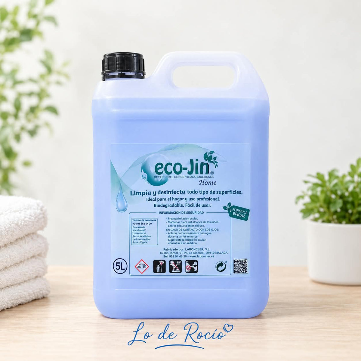 Eco-Jin BIDÓN 5 Litros Aroma a elegir SIN DIFUSOR