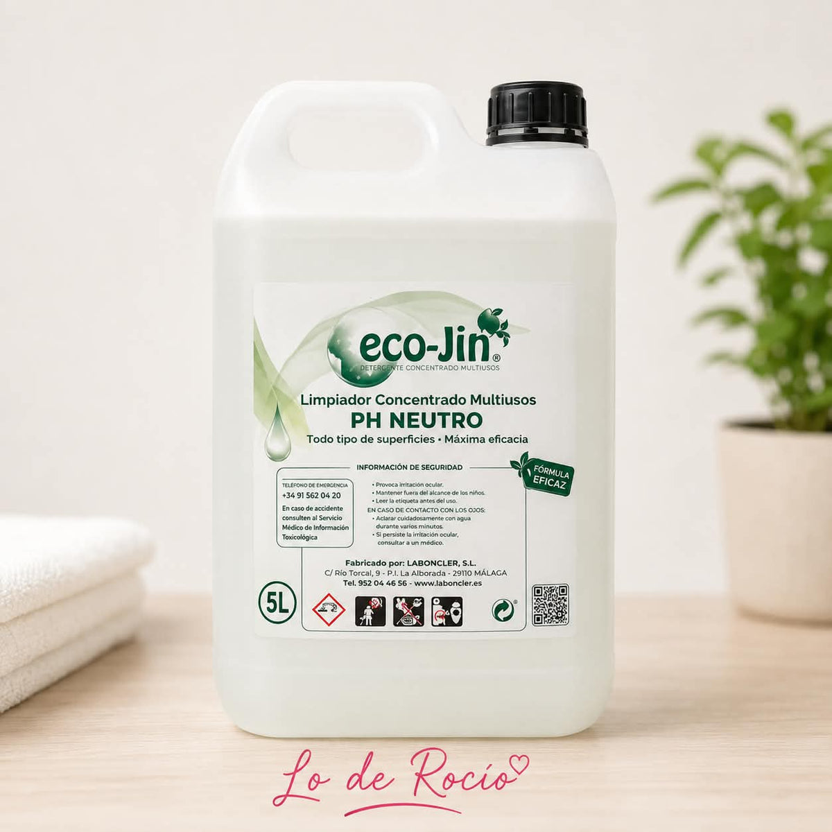 Eco-Jin BIDÓN 5 Litros Aroma a elegir SIN DIFUSOR