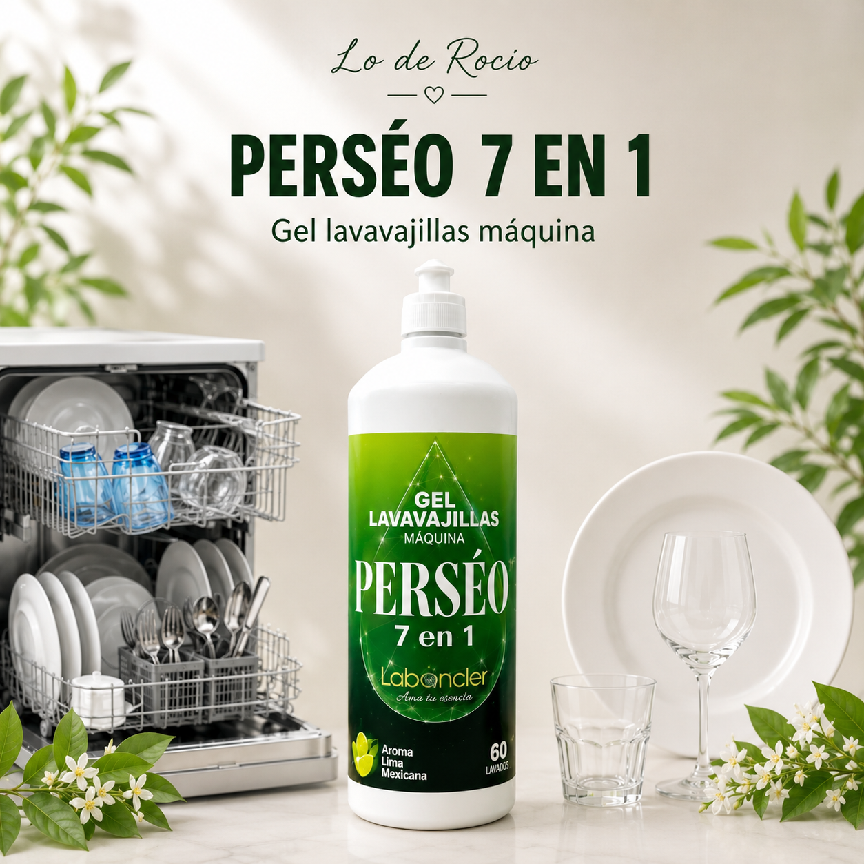 PERSEO LAVAVAJILLAS MÁQUINA EN GEL 1,2Kg