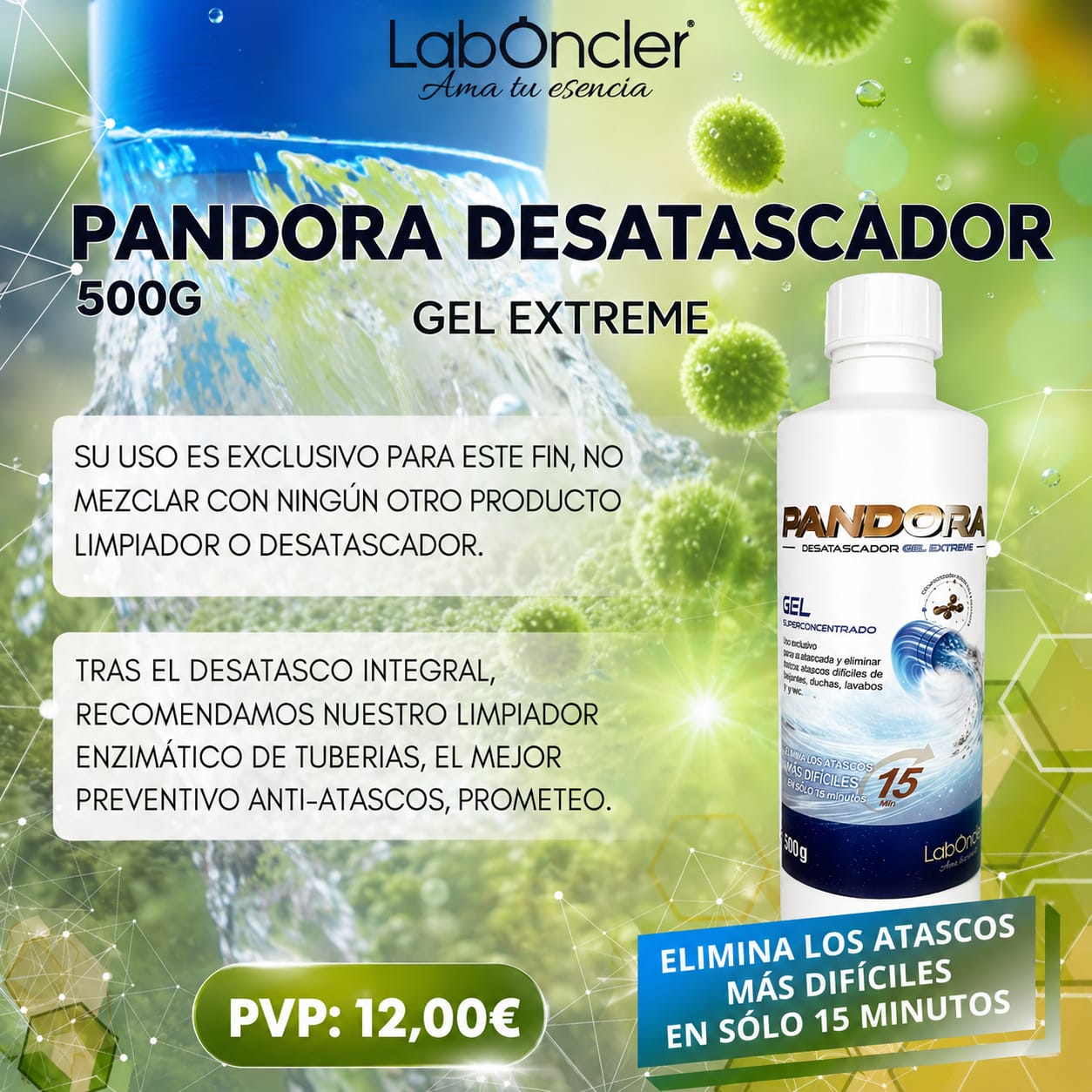 PANDORA Desatascador Gel Extreme