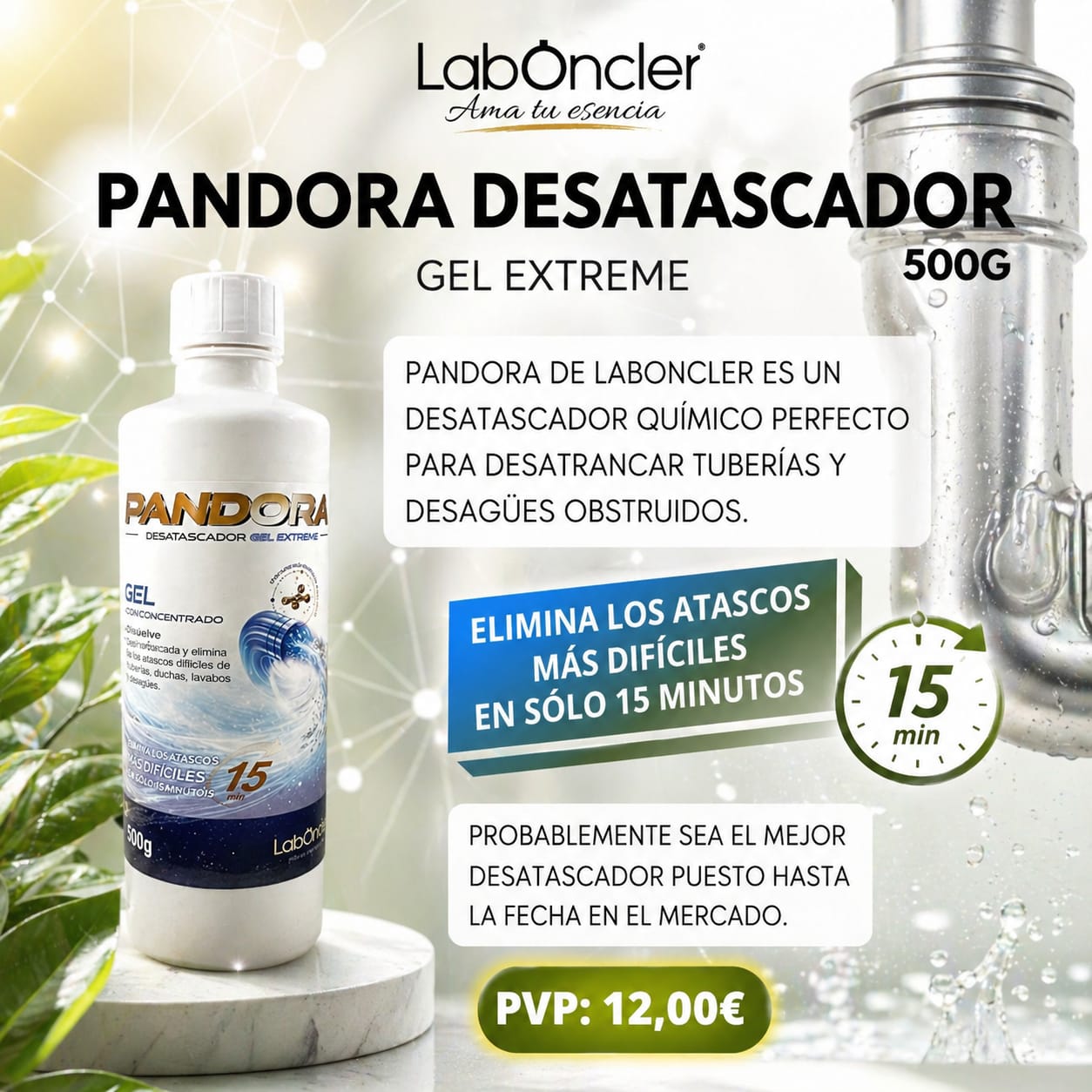 PANDORA Desatascador Gel Extreme
