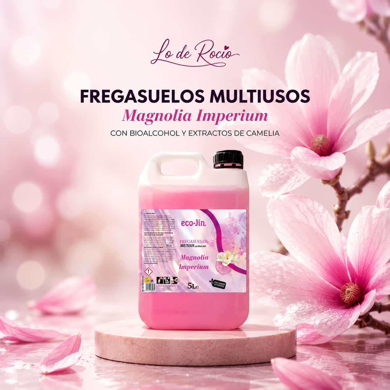 Fregasuelos Multiusos Magnolia Imperium (5L) – pH neutro | secado rápido | aroma floral premium