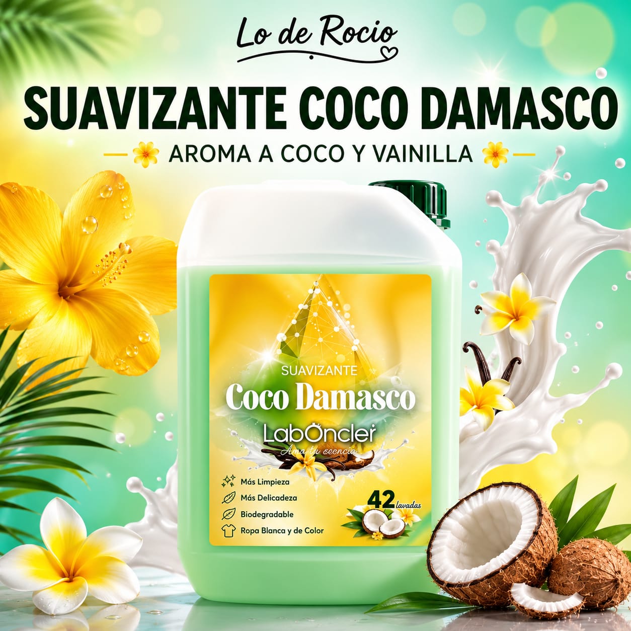 SUAVIZANTE COCO DAMASCO | COCO & VAINILLA