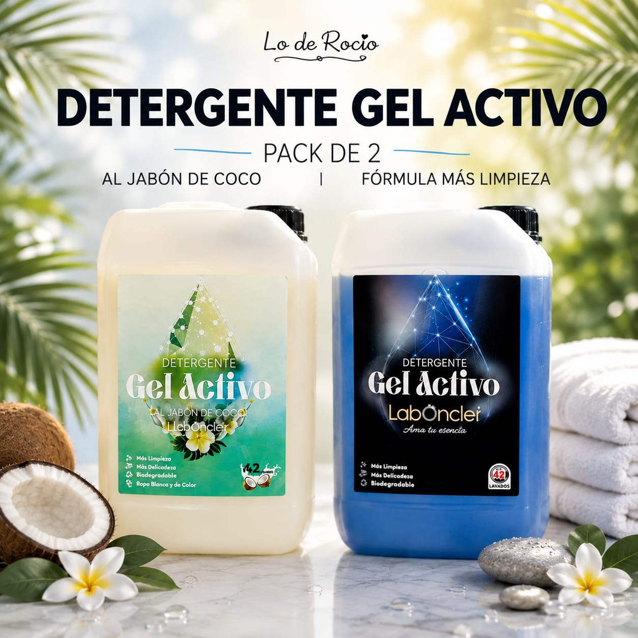 Pack Doble Detergente y Suavizante - Combina como quieras