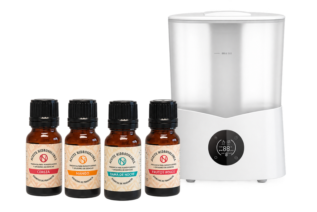 Aceites esenciales concentrados humidificador